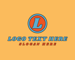 Signage - Retro Comic Brand logo design