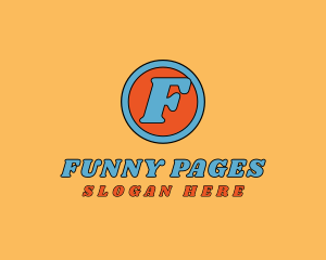 Retro Comic Brand logo design