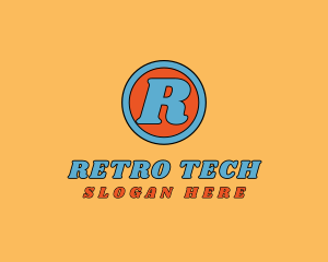 Retro Comic Brand logo design