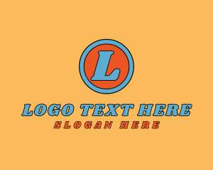 Caricature - Retro Comic Brand logo design