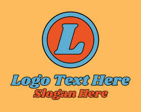 70s - Retro Signage Letter logo design