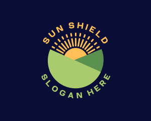 Sunrise Hill Landscape logo design