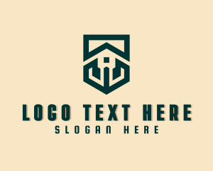 House - House Building Realty logo design