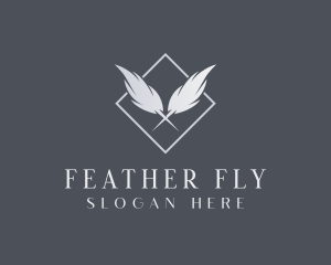 Feather Quill Publisher Blog logo design