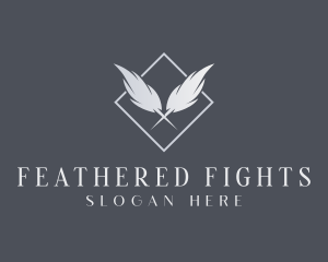 Feather Quill Publisher Blog logo design