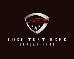 Driver - Car Shield Garage logo design