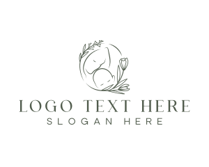 Kindagarten - Motherhood Baby Mom logo design