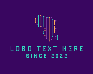 Coding - Africa Technology Network logo design