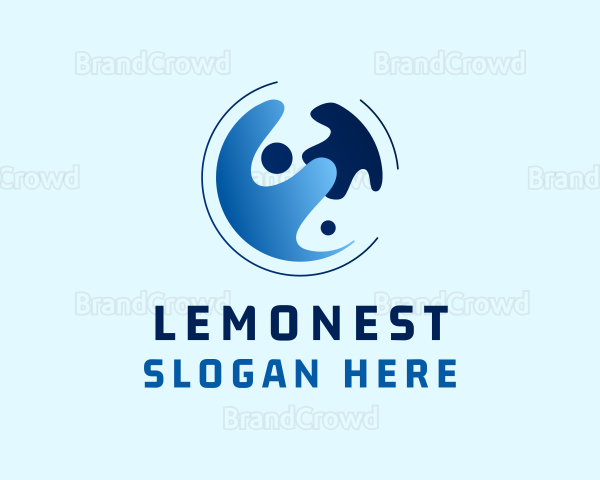 Cleaning Liquid Human Logo