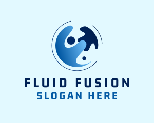 Cleaning Liquid Human  logo design