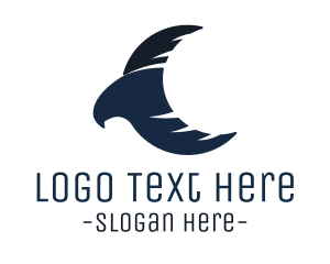 Postal Service - Blue Eagle Moon logo design
