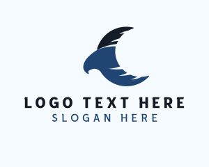 Flying Migratory Bird logo design