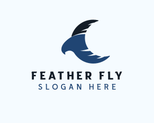 Flying Migratory Bird logo design