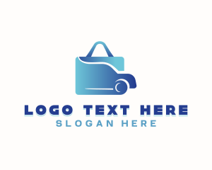 Car - Car Shopping Bag logo design