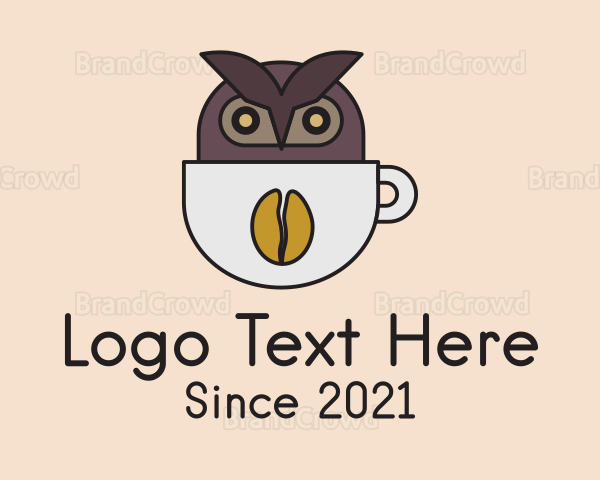 Owl Coffee Mug Logo