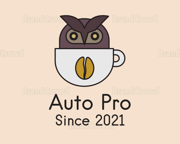 Owl Coffee Mug Logo