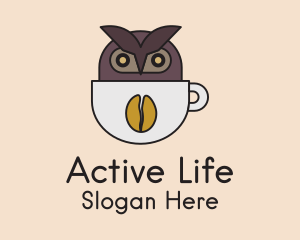 Owl Coffee Mug Logo