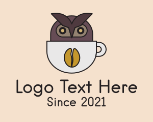 Barista - Owl Coffee Mug logo design