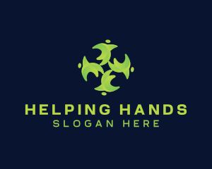 Humanitarian - People Group Humanitarian logo design