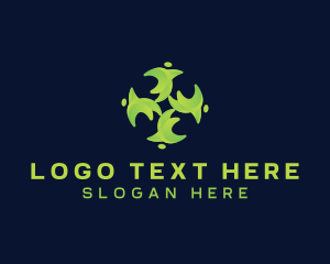 People - People Group Humanitarian logo design