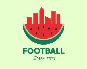 Tower - Watermelon Fruit City logo design
