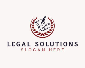 Law - Justice Law Notary logo design