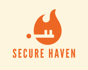 Privacy - Fire Key Security logo design