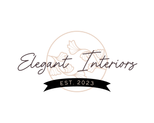 Elegant Floral Beauty Salon logo design