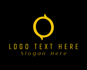 Golden - Feminine Letter O  Company logo design