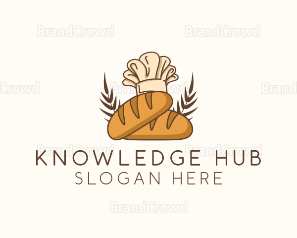 Bread Baker Toque Logo