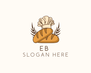 Bread Baker Toque Logo