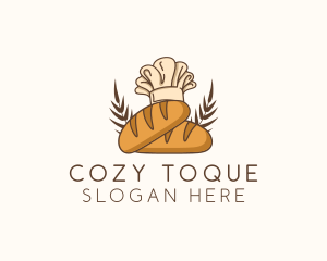 Bread Baker Toque logo design