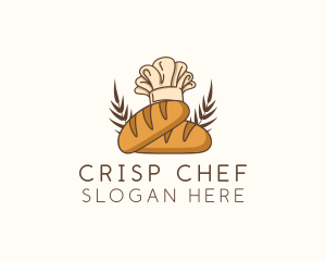 Bread Baker Toque logo design