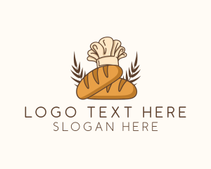 Bread Baker Toque Logo