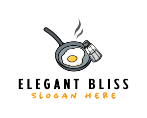 Egg Pan Cooking Logo