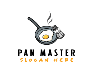 Egg Pan Cooking logo design