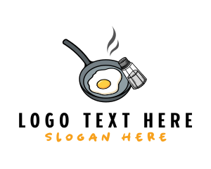 Food - Egg Pan Cooking logo design