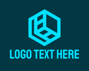 Telecom - Urban Construction Cube logo design