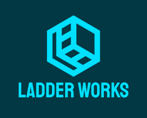 Ladder - Urban Construction Cube logo design