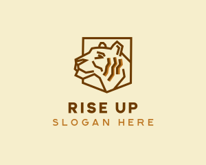 Wildlife Tiger Zoo logo design