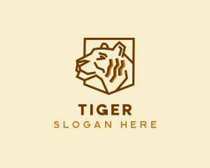 Wildlife Tiger Zoo logo design