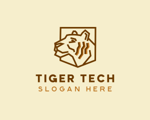 Tiger - Wildlife Tiger Zoo logo design