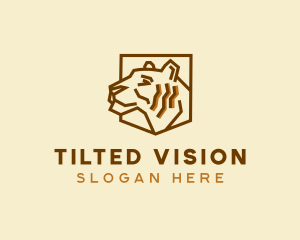 Wildlife Tiger Zoo logo design