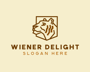 Wildlife Tiger Zoo logo design