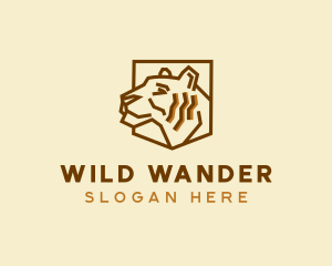 Wildlife Tiger Zoo logo design