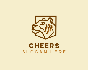 Lioness - Wildlife Tiger Zoo logo design