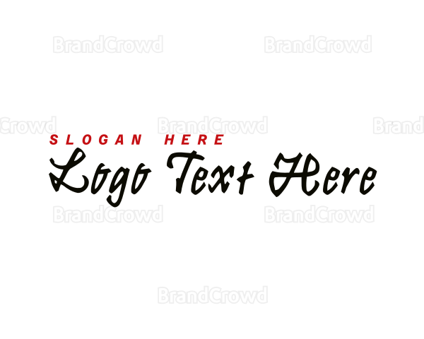 Branding Script Business Logo