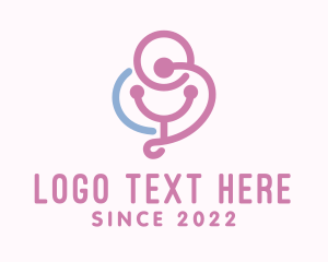 Clinic - Childcare Pediatric Center logo design