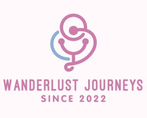 Pregnant - Childcare Pediatric Center logo design