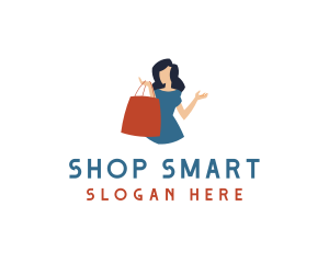 Retail - Woman Retail Bag logo design